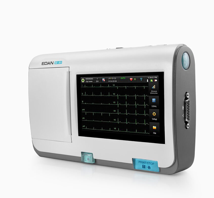 Electrocardiógrafo de 3 canales EDAN SE-301 